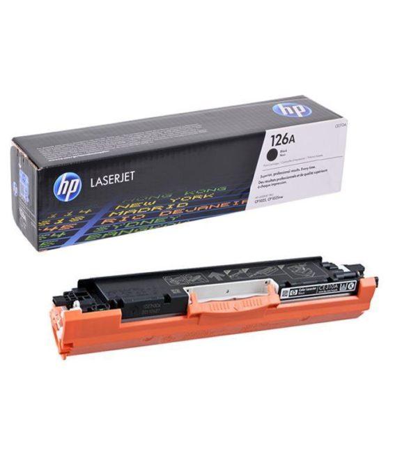 HP 126A Black LaserJet Toner - High-Quality, Compatible with HP Laser Printers